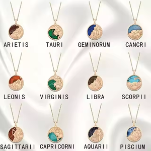 Hot-Bán Bạc Sao Mặt Dây Chuyền Vòng Cổ May Mắn Birthstone Vỏ Vòng Cổ Ngọc Trai Quyến Rũ Nữ Tính Rose Gold Len Chuỗi - Product Image 1