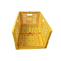 Caisse pliable en plastique pour l'organisation de l'épicerie et de la maison, panier de rangement pliable en PP pour fruits et légumes, vente en gros