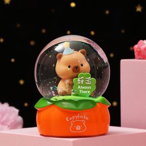 Nueva Bola de Cristal con Diseño de Cerdito y Oso de la Suerte, Adorno Brillante, Regalo Creativo <span class=keywords><strong>para</strong></span> Estudiantes, Pequeña Sorpresa <span class=keywords><strong>para</strong></span> Niños - Product Image 4