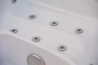 Spa extérieur 3 personnes à vendre baignoire de massage de luxe en acrylique pour jardin à prix réduit