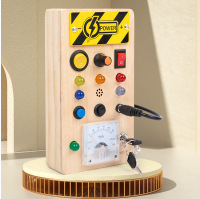 Tablero de actividades con amperímetro LED largo, modelo 43.