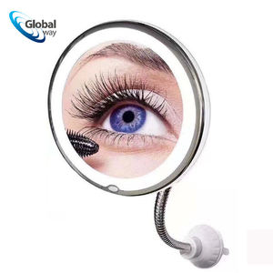 <span class=keywords><strong>Espejo</strong></span> <span class=keywords><strong>de</strong></span> Maquillaje LED con Aumento <span class=keywords><strong>de</strong></span> 10X, Cuello Flexible y Base <span class=keywords><strong>de</strong></span> Succión, <span class=keywords><strong>Espejo</strong></span> <span class=keywords><strong>de</strong></span> Vanidad Portátil <span class=keywords><strong>de</strong></span> ABS <span class=keywords><strong>para</strong></span> Decoración del Hogar - Product Image 3