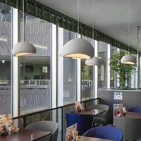Wabi-sabi Suspension LED moderne à hauteur réglable de style japonais 3000k pour restaurant à domicile et hôtel