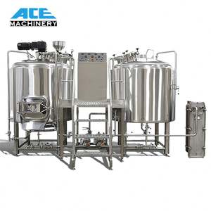 500L Craft Beer Brewery 500 Liter Microbrewery Brewing Equipment With 2 Vessels Brewhouse - Product Image 5