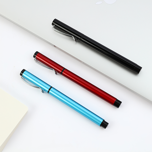 قلم تسجيل بشعار مخصص محفور بالليزر ، قلم عمل أسود مع مادة من كلوريد البولي فينيل ومواد معدنية لهدايا الشركات الخاصة - Product Image 6