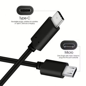 <b>Type</b> <b>C</b>-Micro Phone Cable High Quality Data Transfer Female-Male Adapter Cable Micro V8 <b>Type</b> <b>C</b> Cable - Product Image 2