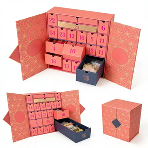 Caja de Calendario de Adviento de Lujo Personalizada, Cuenta Regresiva de <span class=keywords><strong>24</strong></span> Días, Empaque de Regalo de Papel Rígido con Cierre Magnético, Cumple con PPWR 2026 - Product Image 5