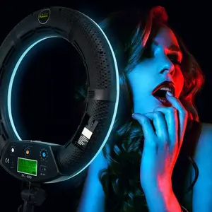 Alta calidad estándar RGB anillo de FC-480 Yidoblo 18 ''anillo de luz de 360 colores anillo con control remoto App control