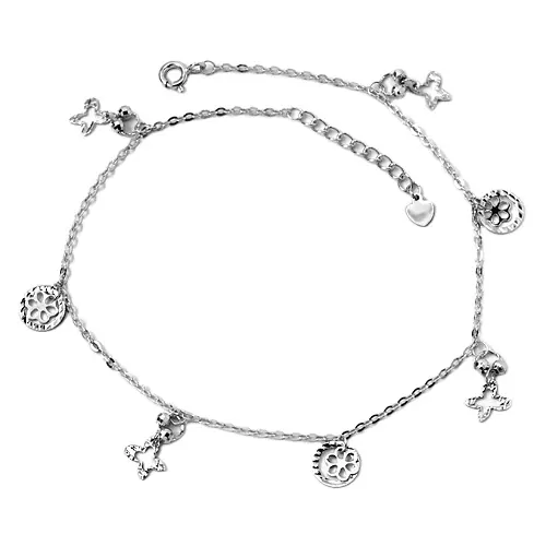 Tobillera de cadena de mariposa para mujer, joyería personalizada para pies a la moda, tobillera de Plata de Ley 925