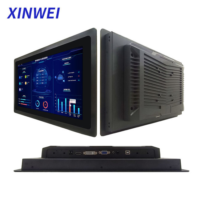 10.1 Inch Vesa Mount Industrial PC with Wide Temp Touch Screen Waterproof IP65 TFT LCD Display All-in-One Panel PC