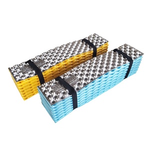 IXPE Aluminum Film Egg Nest Mat 2CM Closed Cell Foam Foldable Camping Picnic Mat Egg Crate Folding Sleeping Pad