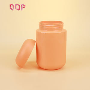 Botella de PET de 750 ml, Grado Alimenticio, Color Naranja, para Proteína en Polvo, Píldoras, Cápsulas y Vitaminas, Personalizable en Color y Acabado - Product Image 3