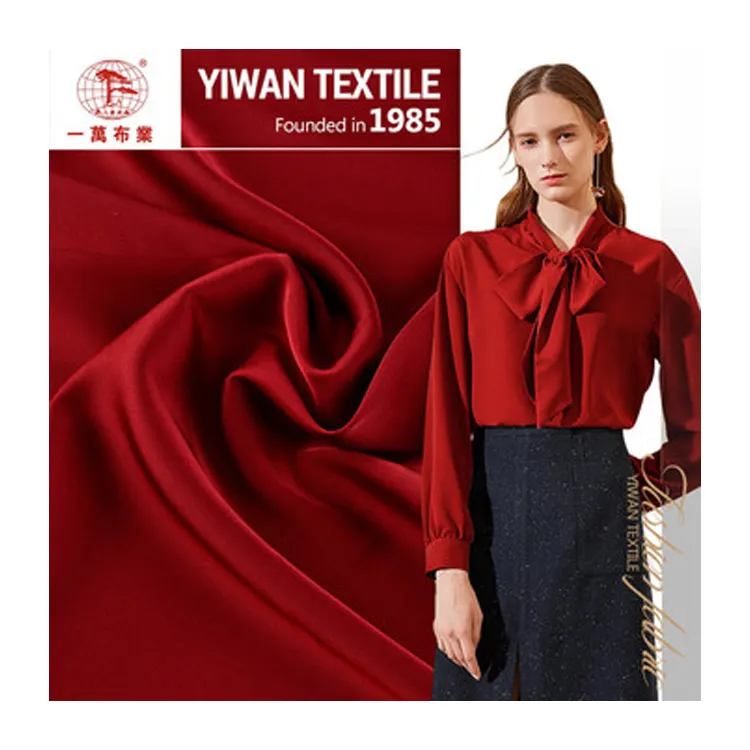Popular Design 100% Polyester Fabric satin fabric for dress