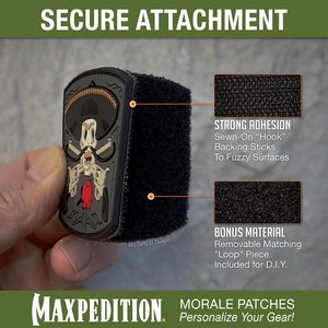 Patch en caoutchouc 3D PVC personnalisé El <span class=keywords><strong>Guapo</strong></span> avec dos en boucle souple pour vêtements - Product Image 3