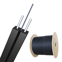 Cable de Fibra Óptica FTTH GJYXFCH-1B6 G.657 A2, 1 Núcleo, Reforzado con Acero, Cable Óptico FTTH