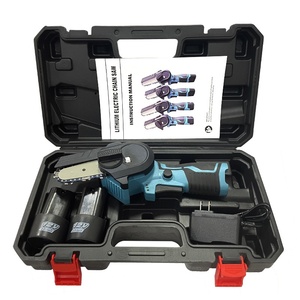 Mini tronçonneuse portable rechargeable 12V 3 pouces pour la coupe du bois, l'élagage domestique et le jardinage, avec batterie au lithium - Product Image 4