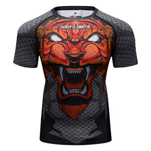 T-Shirt da uomo con stampa a sublimazione per tutto il corpo T-Shirt con motivo personalizzato - Product Image 5