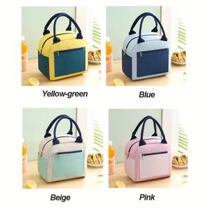 Sac à déjeuner isotherme imperméable en tissu Oxford pour enfants, idéal pour les pique-niques, avec logo personnalisé - Product Image 2