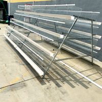 Cages en Batterie pour Volaille Type A, Cages à Pondre pour Poules Pondeuses en Élevage Avicole