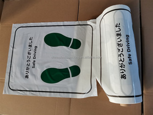 Tapis de sol de voiture en plastique jetable antidérapant blanc de 10 mm d'épaisseur certifié ISO9001 avec logo personnalisé pour Abarth <span class=keywords><strong>124</strong></span> <span class=keywords><strong>Spider</strong></span> - Product Image 3