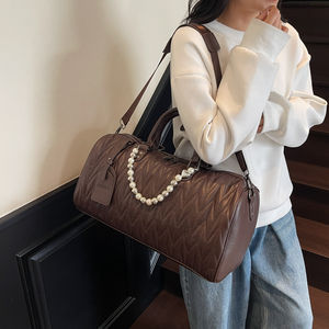 Bolsa de gimnasio deportiva multifunción de gran capacidad personalizada para hombres y mujeres, bolsa de viaje de lona impermeable para exteriores, bolsa de lona - Product Image 5