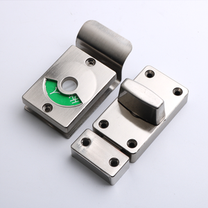 Venta al por mayor directa de fábrica: Indicador de ocupación de puerta de inodoro Yajan moderno de aleación de zinc pulido, ecológico, con 1 año de garantía - Product Image 4