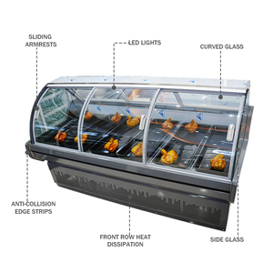 Vitrine réfrigérée au <span class=keywords><strong>prix</strong></span> d'usine Contrôle numérique Viandes fraîches Réfrigérateur à viande Réfrigérateur pour <span class=keywords><strong>boucherie</strong></span> - Product Image 3