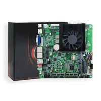 Motherboard ITX MINI Tipis Murah Bagus Mendukung Seri Haswell-u dengan 6COM, LAN Ganda, Motherboard Pc Industri MSATA