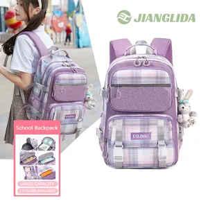 JIANGLIDA rekabetçi fiyat yeni iyi sırt çantası kalite kızlar için 2024 toptan moda gençler japonya su geçirmez okul çantaları