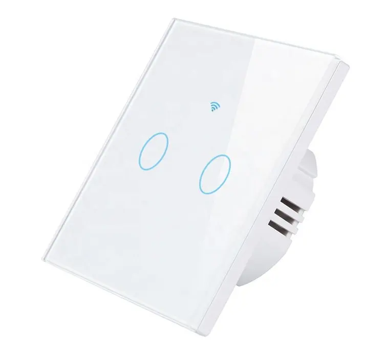 中国メーカー2CH EU(86*86*30mm) Wifi Tuya Smart Zigbee Switch with Tuya Smart APP Control PST-ZW-E2