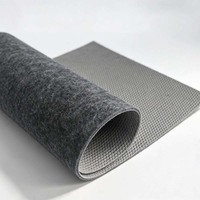 Tapis antidérapant en feutre TPR quadrillé personnalisé avec réduction du bruit, capture de la poussière, blocage du froid, forte adhérence, double protection