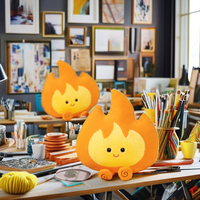 Coussin universel en peluche super douce petite conception de flamme banc anti-Stress banc de voiture de bureau PP coton rempli de techniques lavées