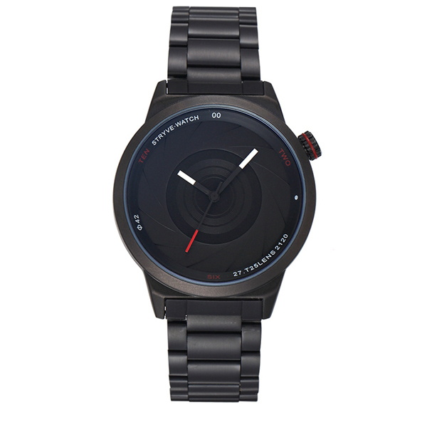 Chronograph Fashion Men's Luxury Business Quartz Waterproof Stainless Steel Band 43mm Dial Watches