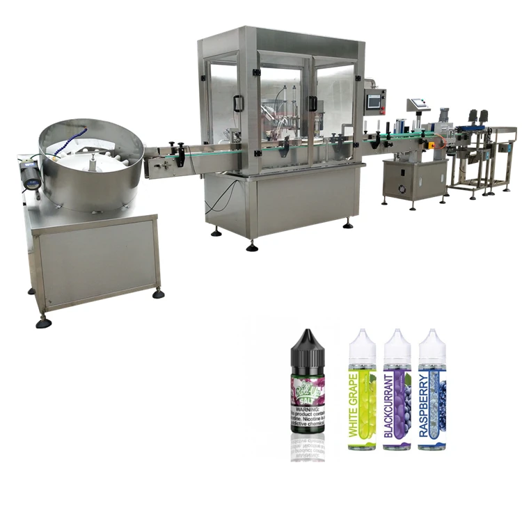 JB-Y4 Easy operation Automatic Nail Polish E-cigarette oil Essential oil filling capping machine