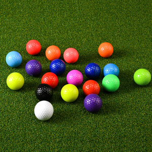 Coque de balle de golf en plastique en deux parties, couleurs vives, en vrac, recyclée, d'occasion, OEM, haute qualité, marque YIHONG, YHGB22, motif et design personnalisés - Product Image 5