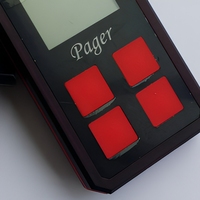 Bouton d'appel sans fil avec écran LCD, alerte sonore, dispositif messager pour clinique médicale avec cordon