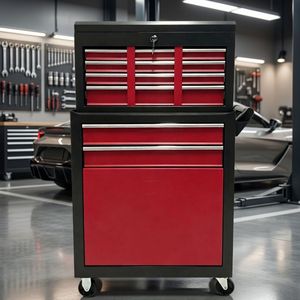 Durable Double Layer Mobile Workshop Trolley Universal Design Ideal for Resellers in European and American Markets - Product Image 5