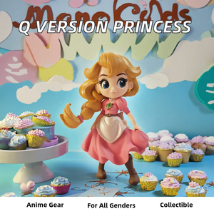 ตุ๊กตาเจ้าหญิง PVC สำหรับตกแต่งเค้ก สไตล์การ์ตูน - Product Image 2