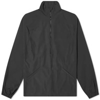 Veste oversize légère en nylon imperméable à demi-zip pour homme, avec logo personnalisé, style streetwear