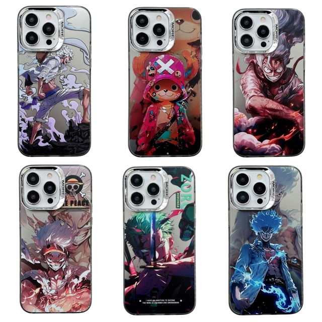 Cartoon Anime Pirates Nami  Shockproof TPU+PC Mobile Phone Case for 17 Pro Max/16/15/14/13/12/11