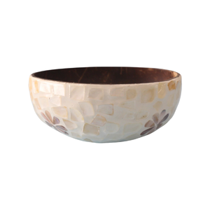 Vente en gros de bol en bois de coco personnalisé nacre naturelle incrustée de laque caractéristiques jetables pour les êtres chers produit vietnamien - Product Image 1