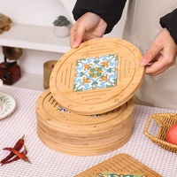 Set de table et dessous de plat isolants en bambou Moso écologique résistant à la chaleur pour tables à manger - Design Zen Asiatique