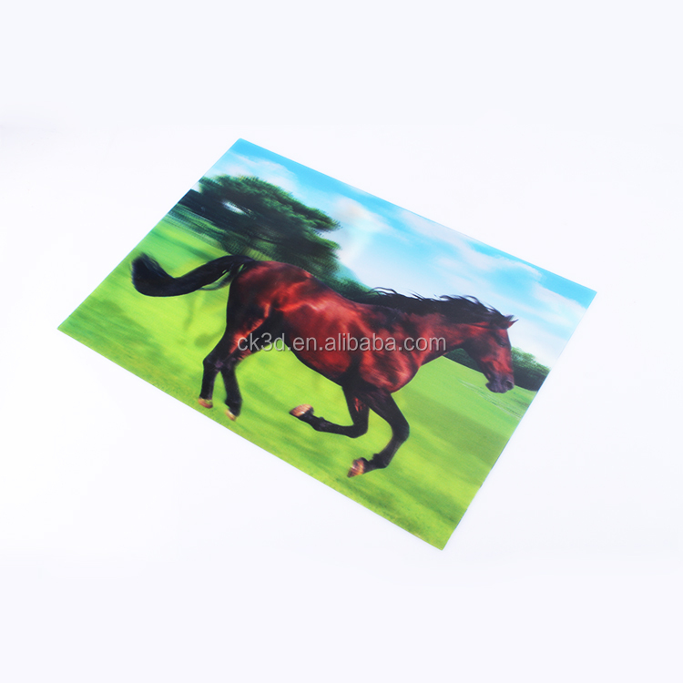 Популярная фоторамка 3D подвесная Картина Лошадь 3d линзовидная картина 3d настенные картины