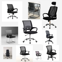 Chaise de direction ergonomique moderne entièrement en mesh, confortable, avec accoudoirs robustes, la meilleure chaise de direction