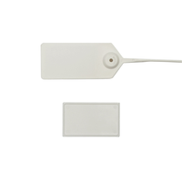 Étiquette de câble RFID NFC anti-contrefaçon, personnalisable, 13,56 MHz, jetable, étanche/résistante aux intempéries, traçable