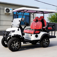 Voiturette de golf électrique confortable et buggy à 5-6 places pour le tourisme