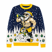 Pull de Noël moche pour homme, tricoté, pour adulte, saison hivernale, du fabricant OEM