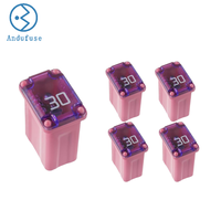 Kit de Fusibles Automotrices de Cerámica Cuadrados de Acción Lenta, Estándar PEC MCASE Jcase, DC58V, Surtido para Vehículos Comerciales Eléctricos FMM-40