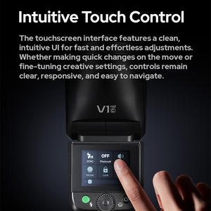 Équipement photographique, éclairage photographique, flash <span class=keywords><strong>Godox</strong></span> <span class=keywords><strong>V1</strong></span> Mid V1C/N/S TTL HSS, flash pour appareil photo, <span class=keywords><strong>Speedlite</strong></span>, lumière pour Canon, Nikon, <span class=keywords><strong>Sony</strong></span> - Product Image 4