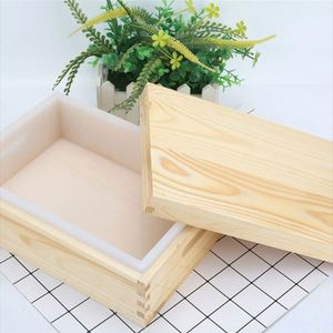 Wholesale Custom 2200ML Cake Mould Rectangular Silicone Soap Loaf <b>Mold</b> for Soap Making - Product Image 5